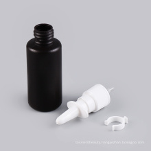 Best quality nasal spray bottle black HDPE 18/410,20/410,24/410 nasal mist spray bottle